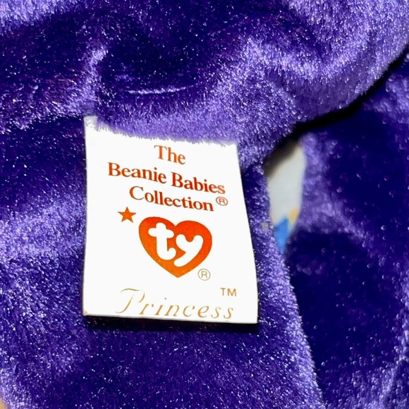 Retired Ty Beanie Babies Princess Bear - Picture 8 of 13